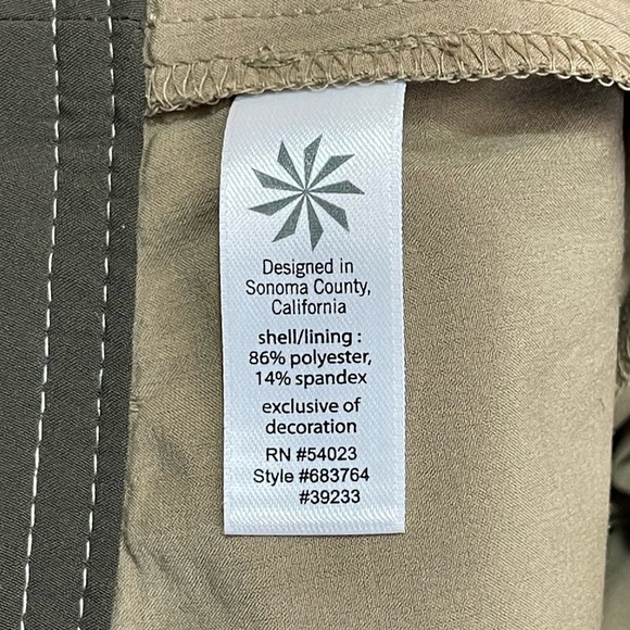 Athleta tan whatever pleated skort shorts skirt woman’s size 6 - Picture 11 of 15